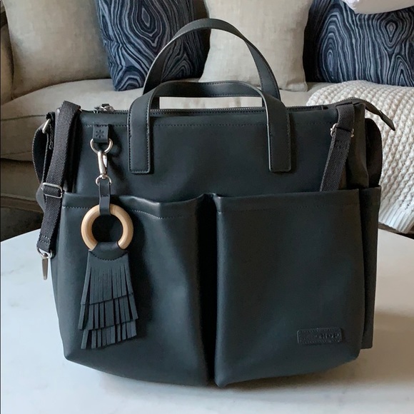 Skip Hop Handbags - Skip Hop gray diaper tote bag